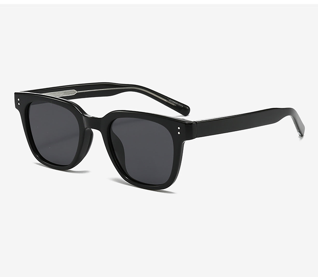 TR90 Polarized Square Sunglasses for Men Women Black or Tortoise frame UV Protection