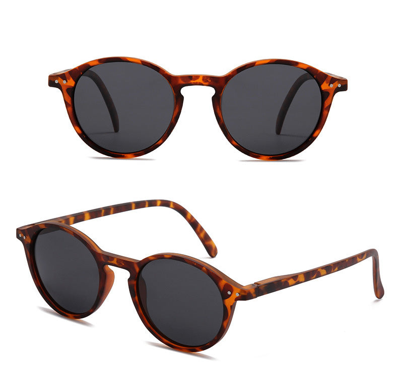 Polarized Round Sunglasses, Retro Classic Stylish Sunglasses for Men and Women, Multi-Color Selection