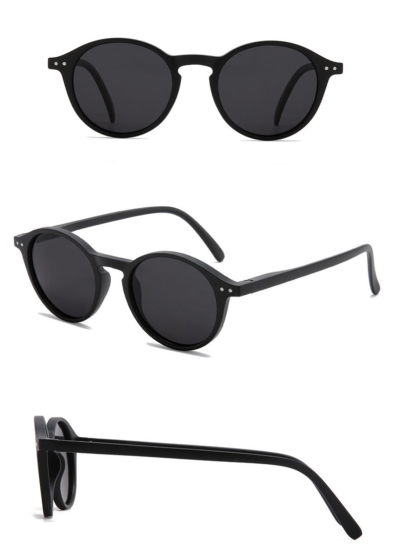 Polarized Round Sunglasses, Retro Classic Stylish Sunglasses for Men and Women, Multi-Color Selection