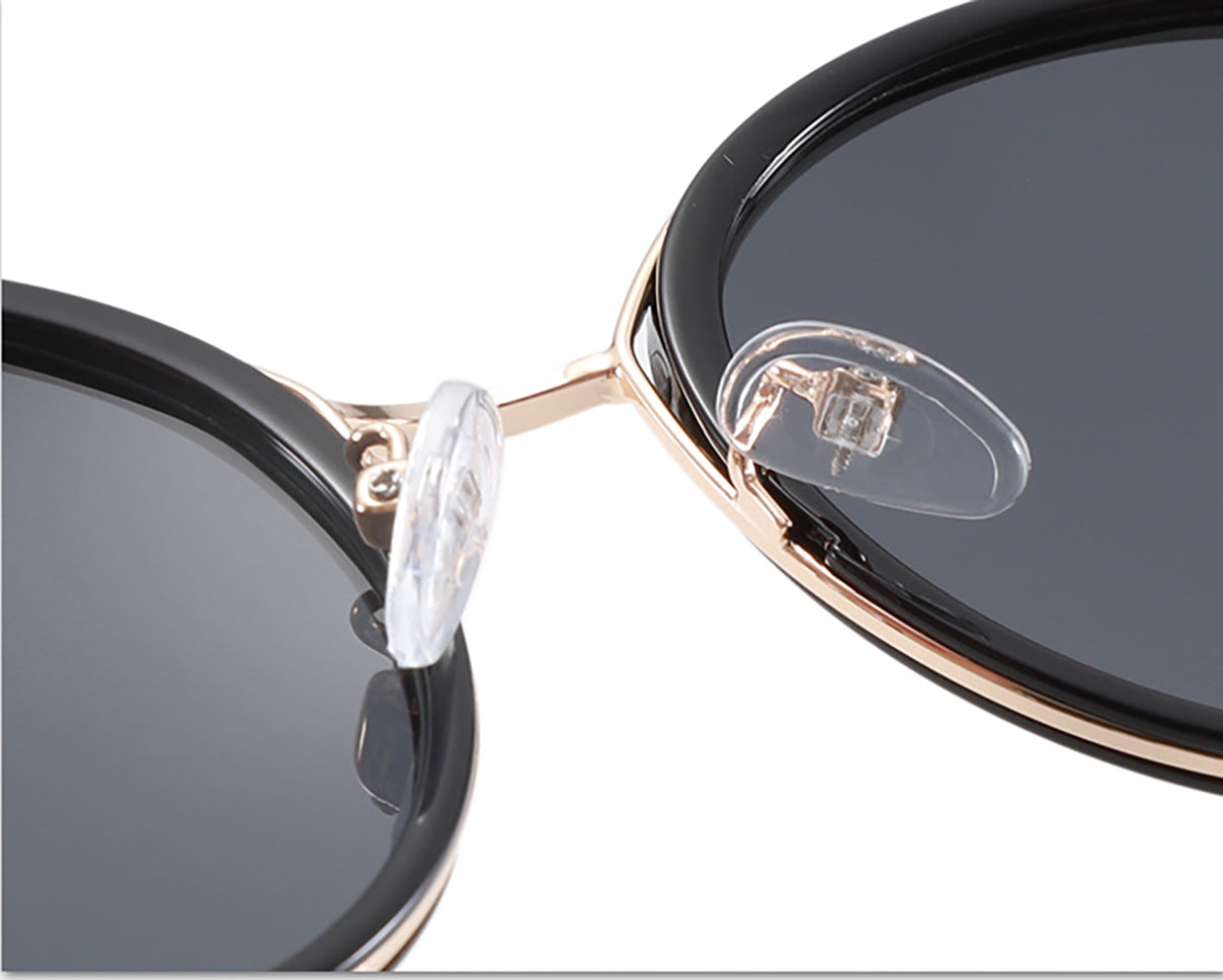 Polarized Retro Round Sunglasses for Women UV400
