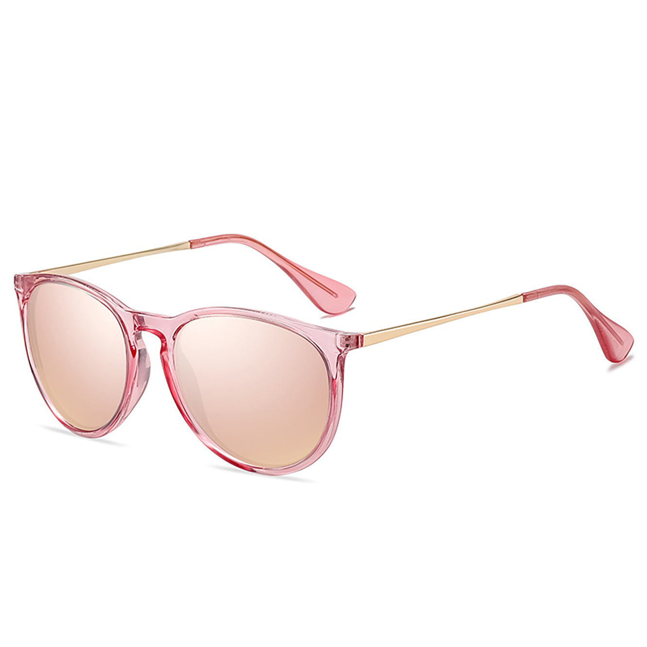 Vintage Round polarized  Sunglasses for Women Men Classic Retro Trendy Style