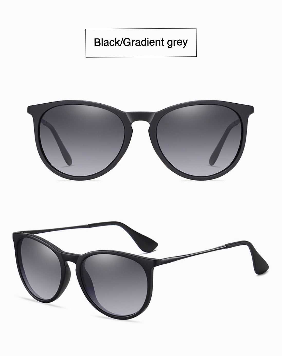 Vintage Round polarized  Sunglasses for Women Men Classic Retro Trendy Style