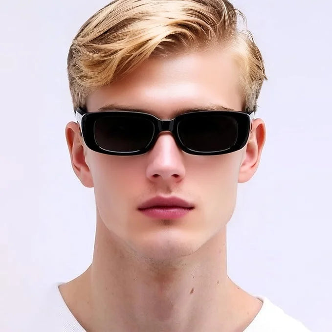 Rectangle fashion Sunglasses for Women Retro Driving Glasses Vintage Fashion Narrow Square Frame UV400 Protection