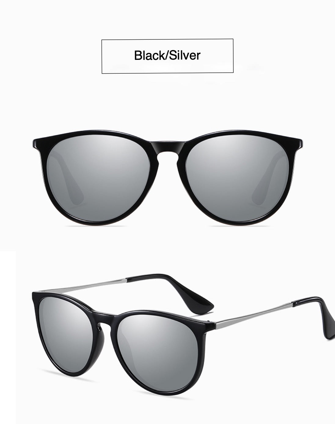 Vintage Round polarized  Sunglasses for Women Men Classic Retro Trendy Style