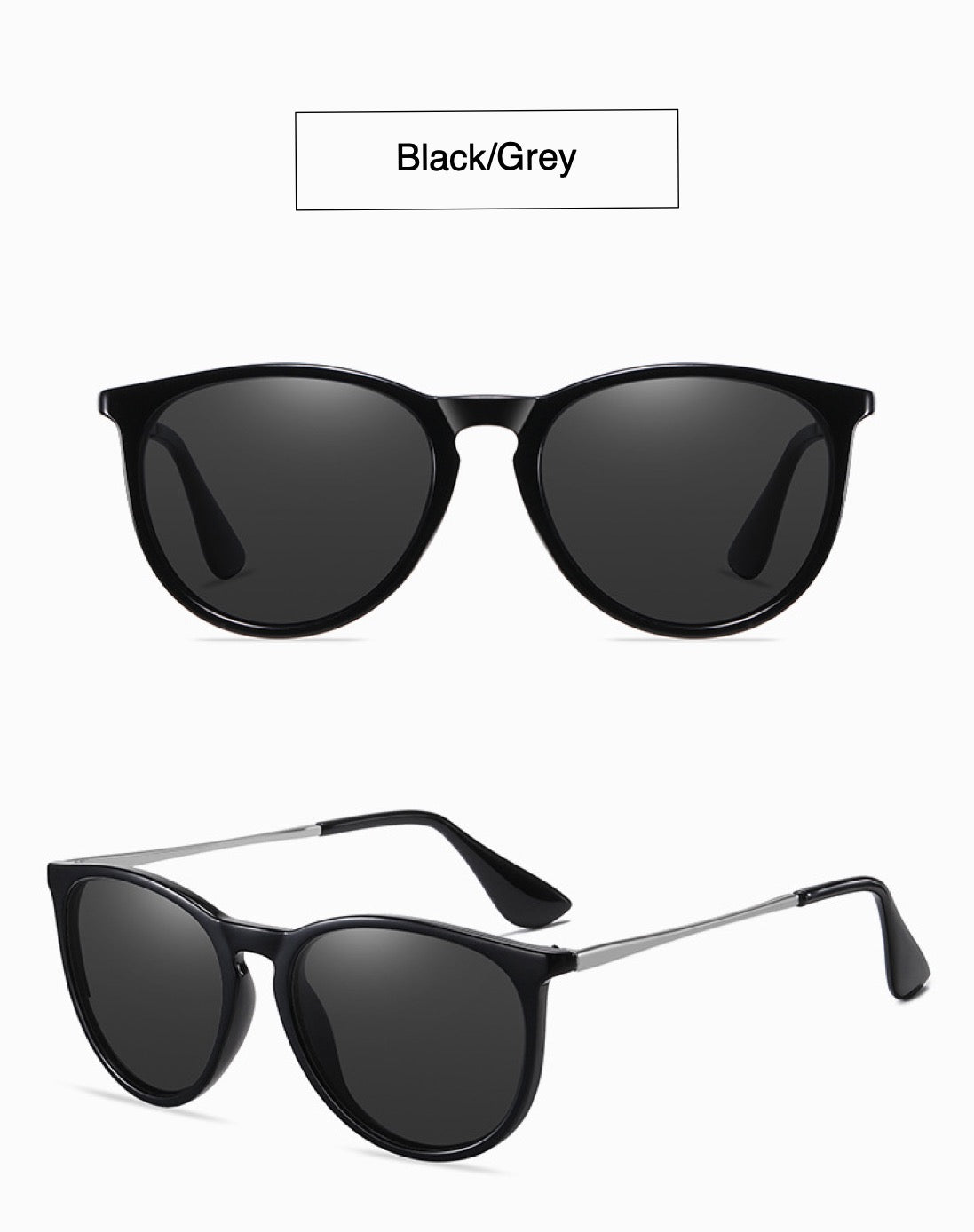 Vintage Round polarized  Sunglasses for Women Men Classic Retro Trendy Style