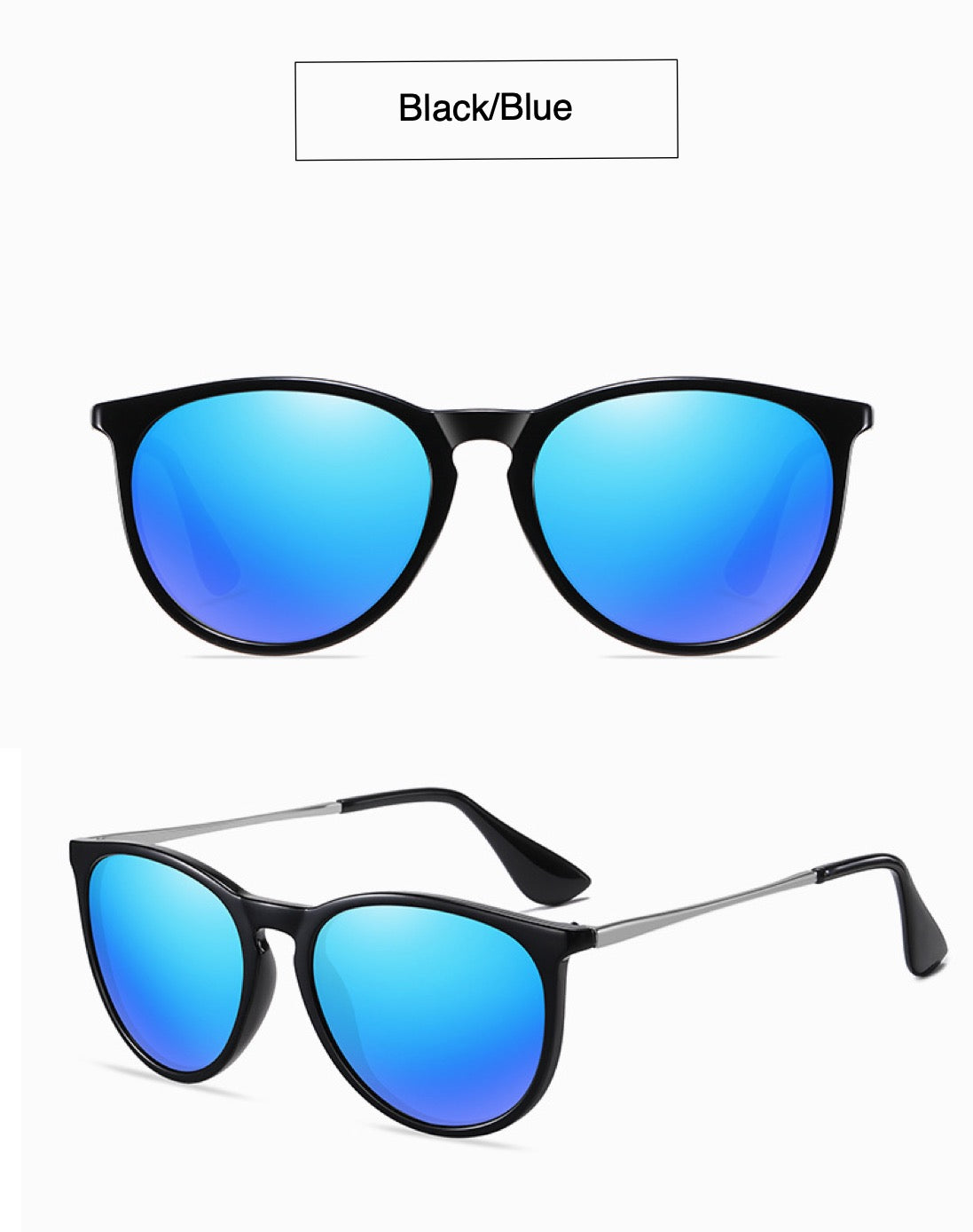 Vintage Round polarized  Sunglasses for Women Men Classic Retro Trendy Style