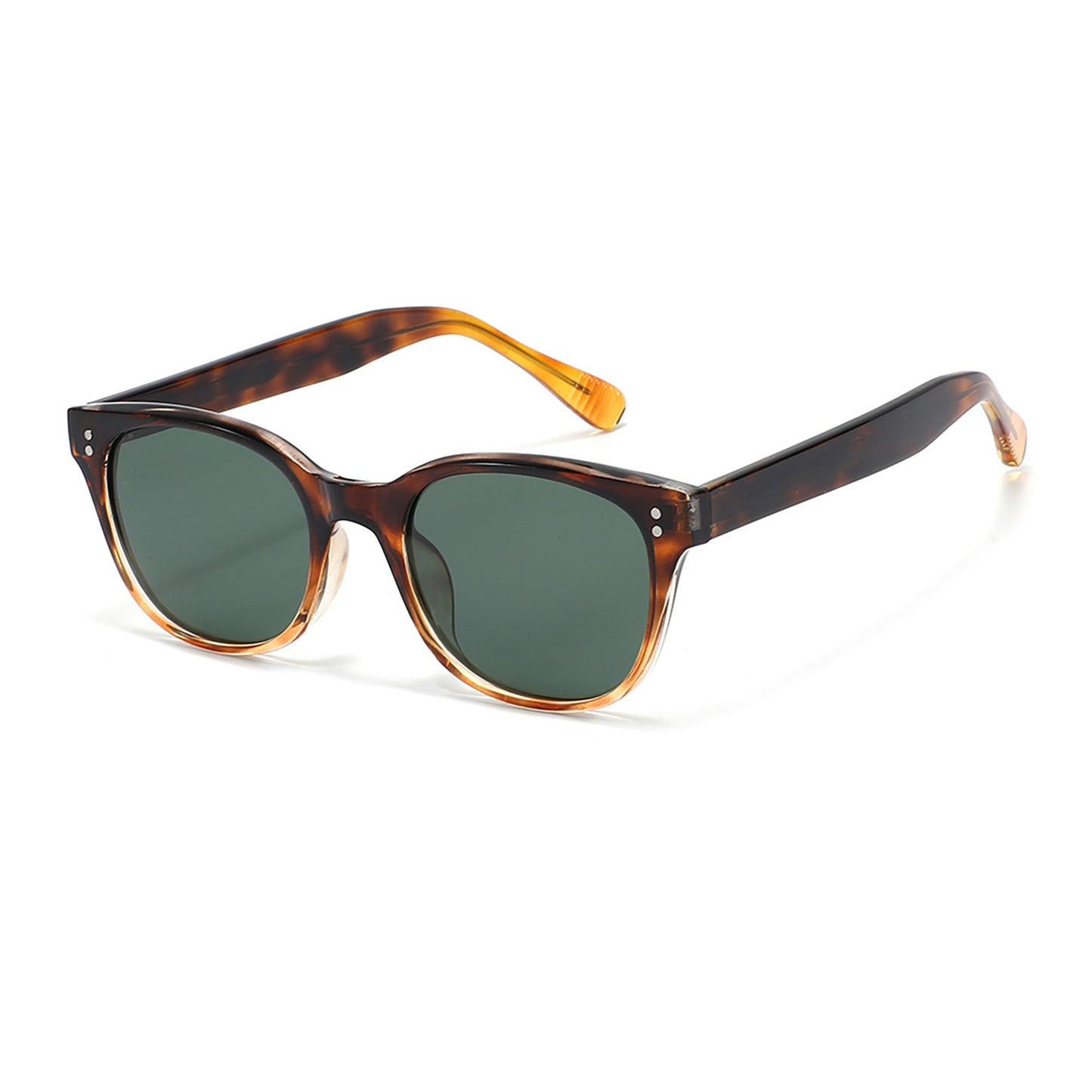 Polarized Oval Sunglasses for Men Women Black or Tortoiseshell frame UV Protection