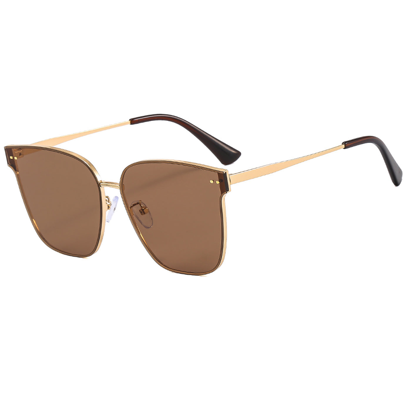Fashionable oversized sunglasses for women that make the face look smaller