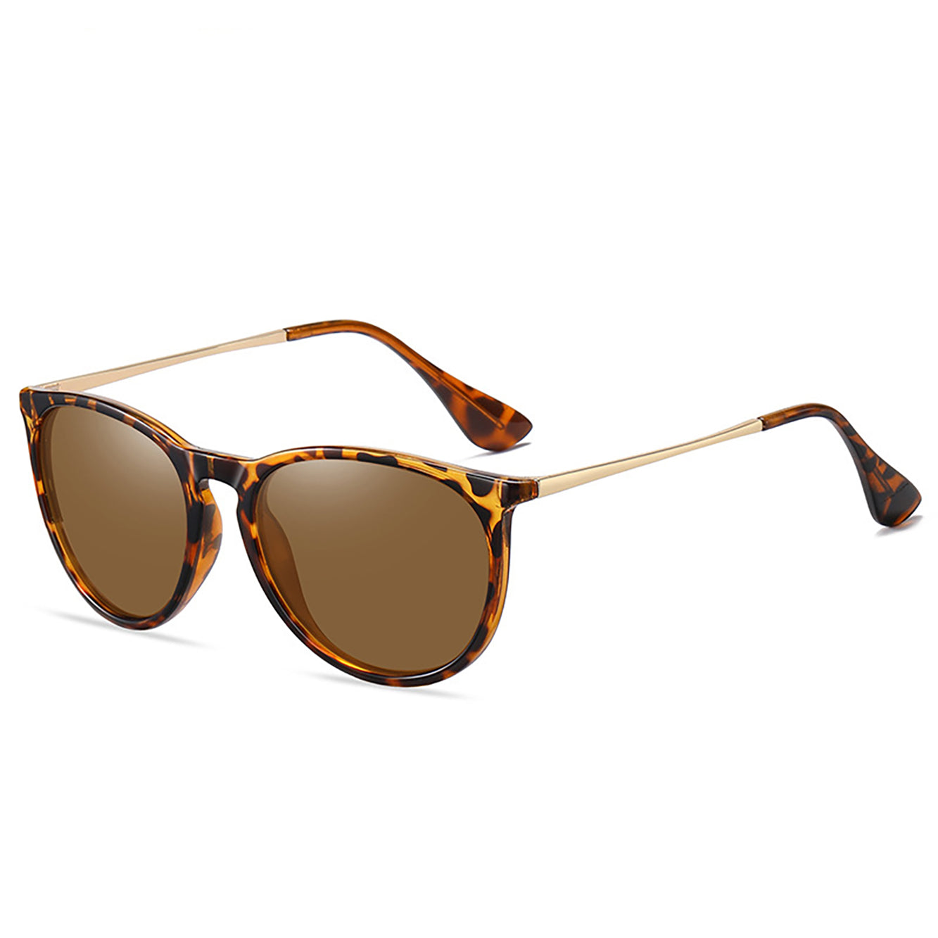 Vintage Round polarized  Sunglasses for Women Men Classic Retro Trendy Style