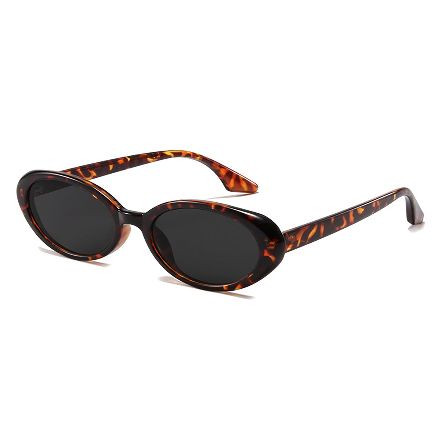 Retro Classic Oval Sunglasses for Women and Men Small 90s Style
