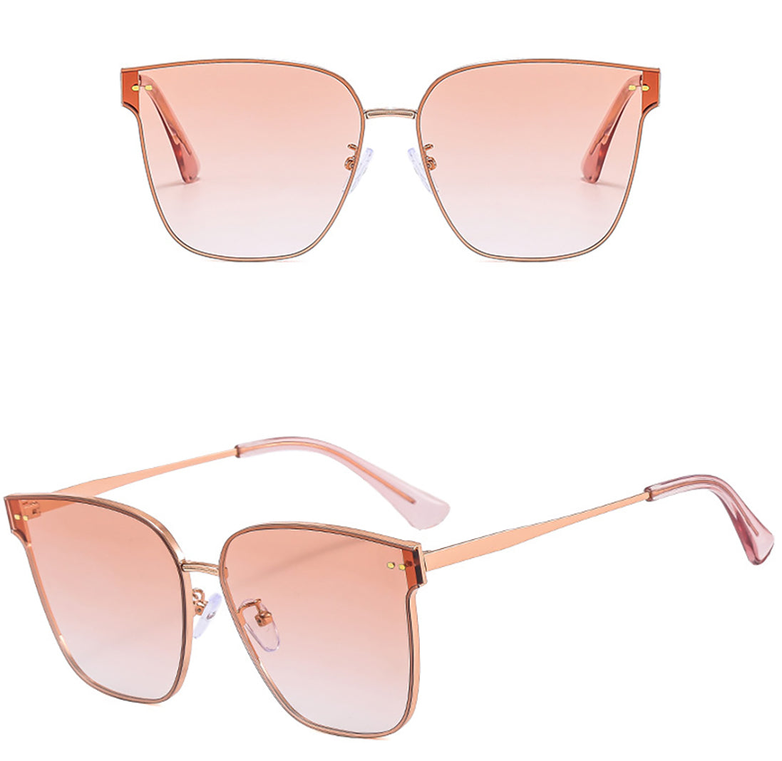 Fashionable oversized sunglasses for women that make the face look smaller