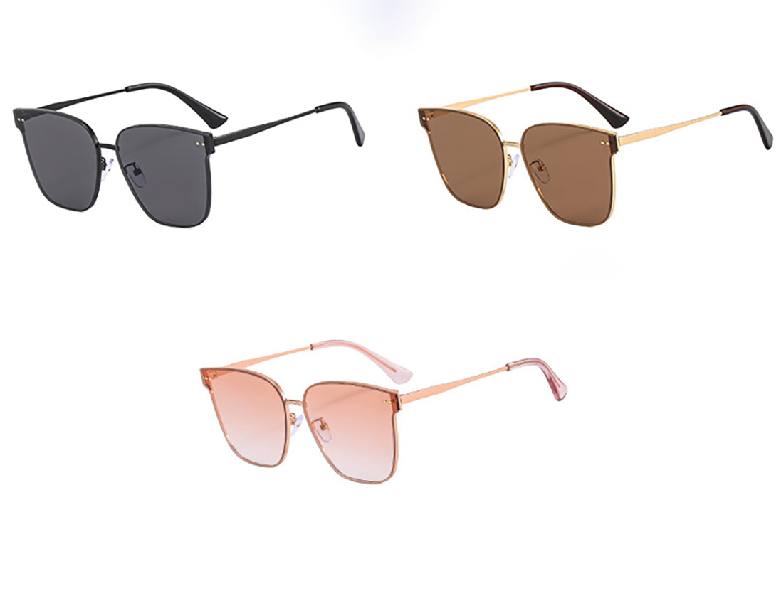 Fashionable oversized sunglasses for women that make the face look smaller