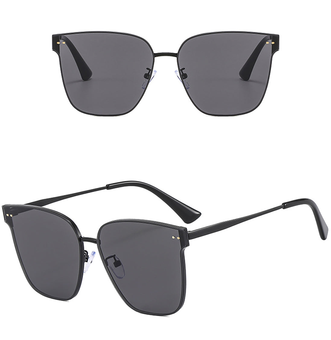 Fashionable oversized sunglasses for women that make the face look smaller
