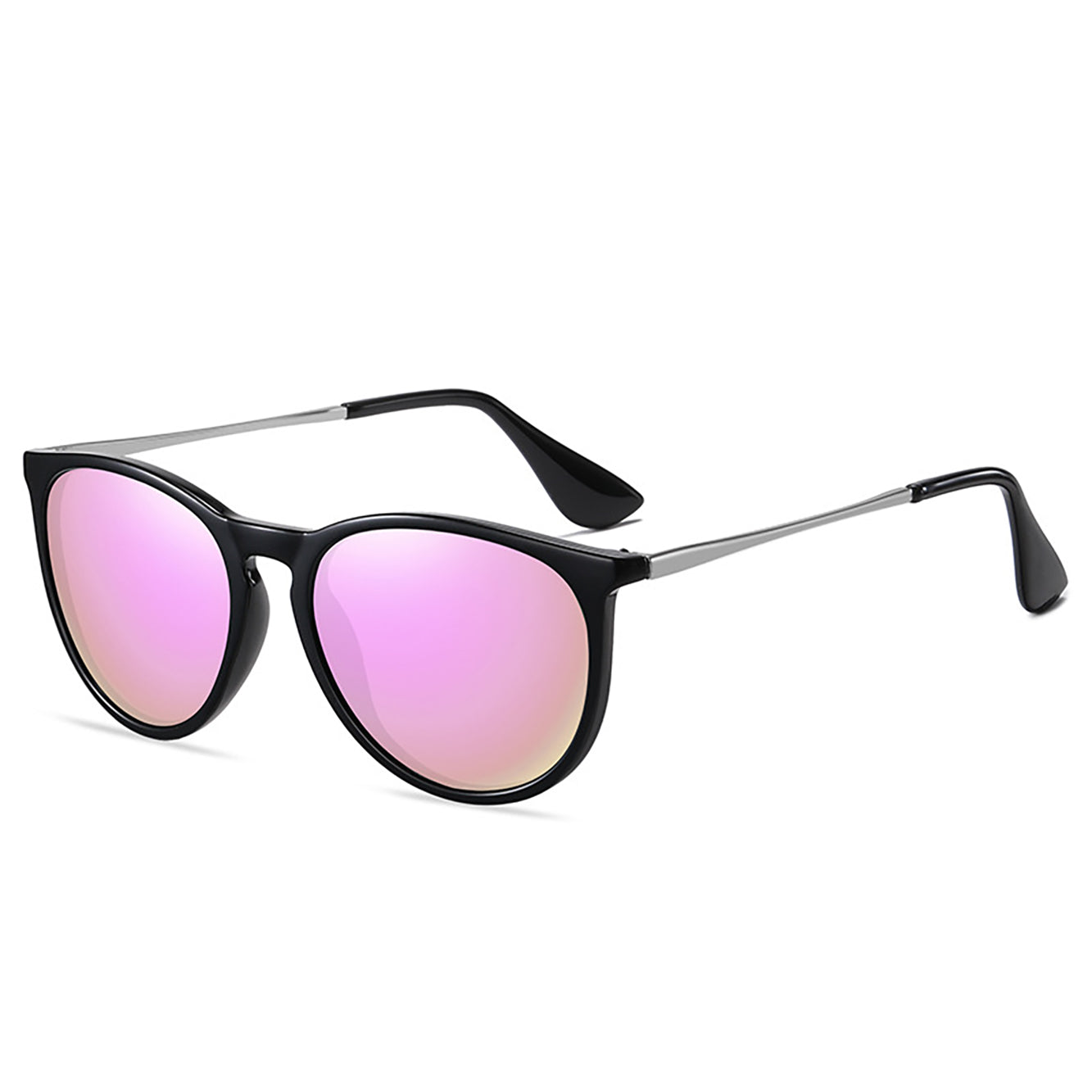 Vintage Round polarized  Sunglasses for Women Men Classic Retro Trendy Style