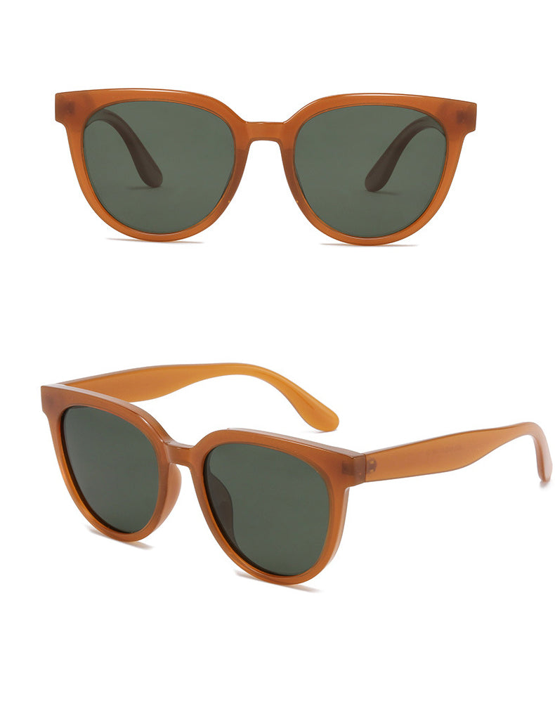 Polarized Sunglasses for Women Men, Classic Retro Semicircle Designer Style Sun Glasses UV400