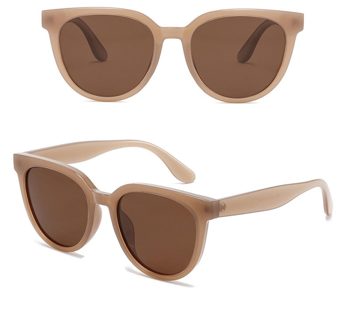 Polarized Sunglasses for Women Men, Classic Retro Semicircle Designer Style Sun Glasses UV400