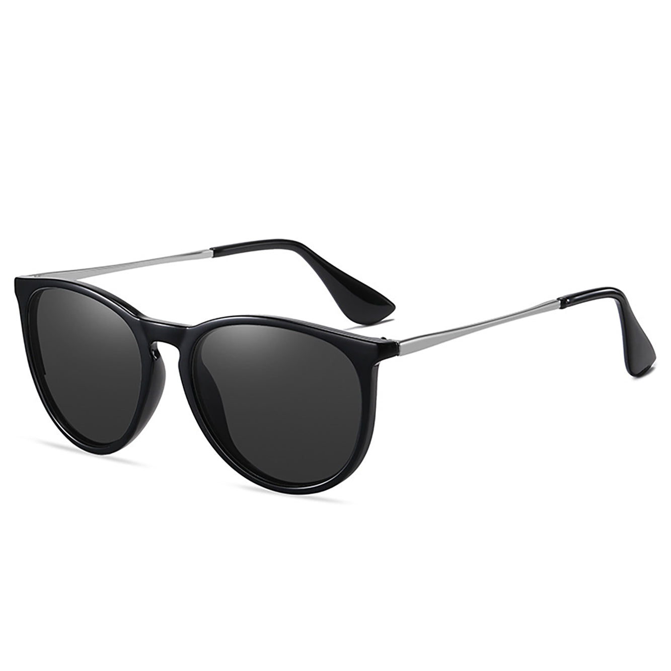 Vintage Round polarized  Sunglasses for Women Men Classic Retro Trendy Style