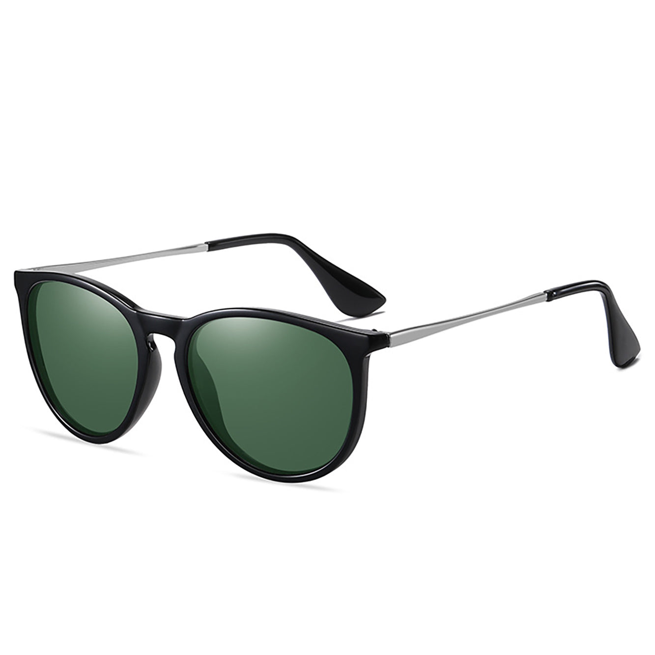 Vintage Round polarized  Sunglasses for Women Men Classic Retro Trendy Style