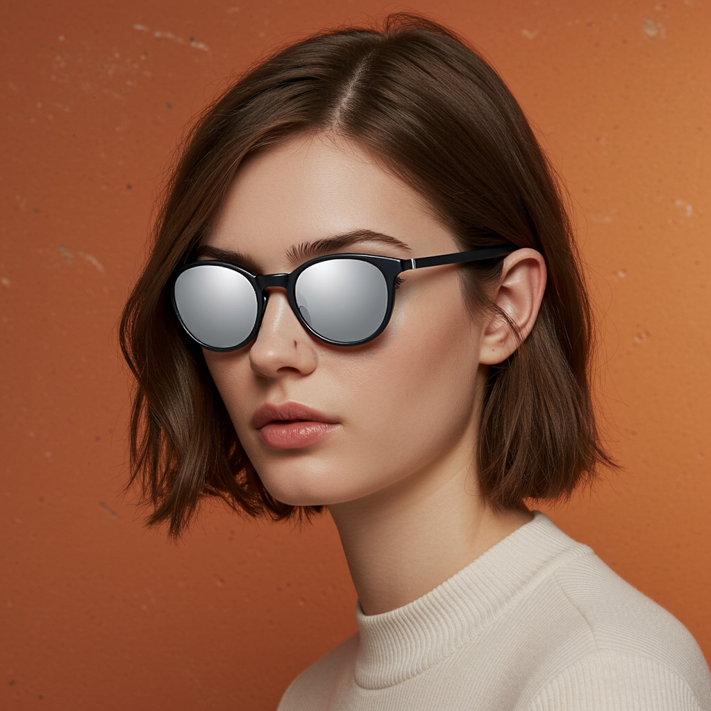 Vintage Round polarized  Sunglasses for Women Men Classic Retro Trendy Style